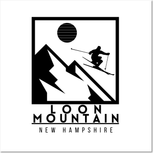 Loon Mountain New Hampshire United States ski Posters and Art